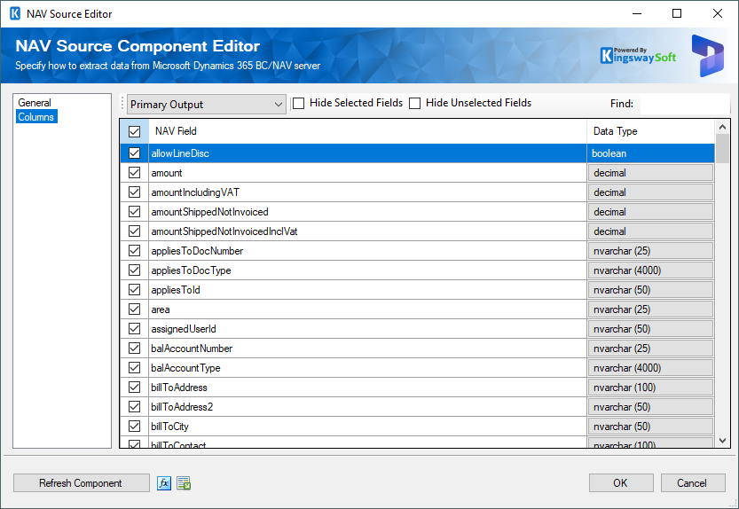 NAV OData Source Columns.png